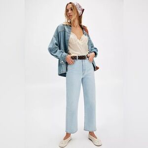 Levi’s Ribcage Straighten Ankle Jean Women’s‎ Size 28 Light Washed